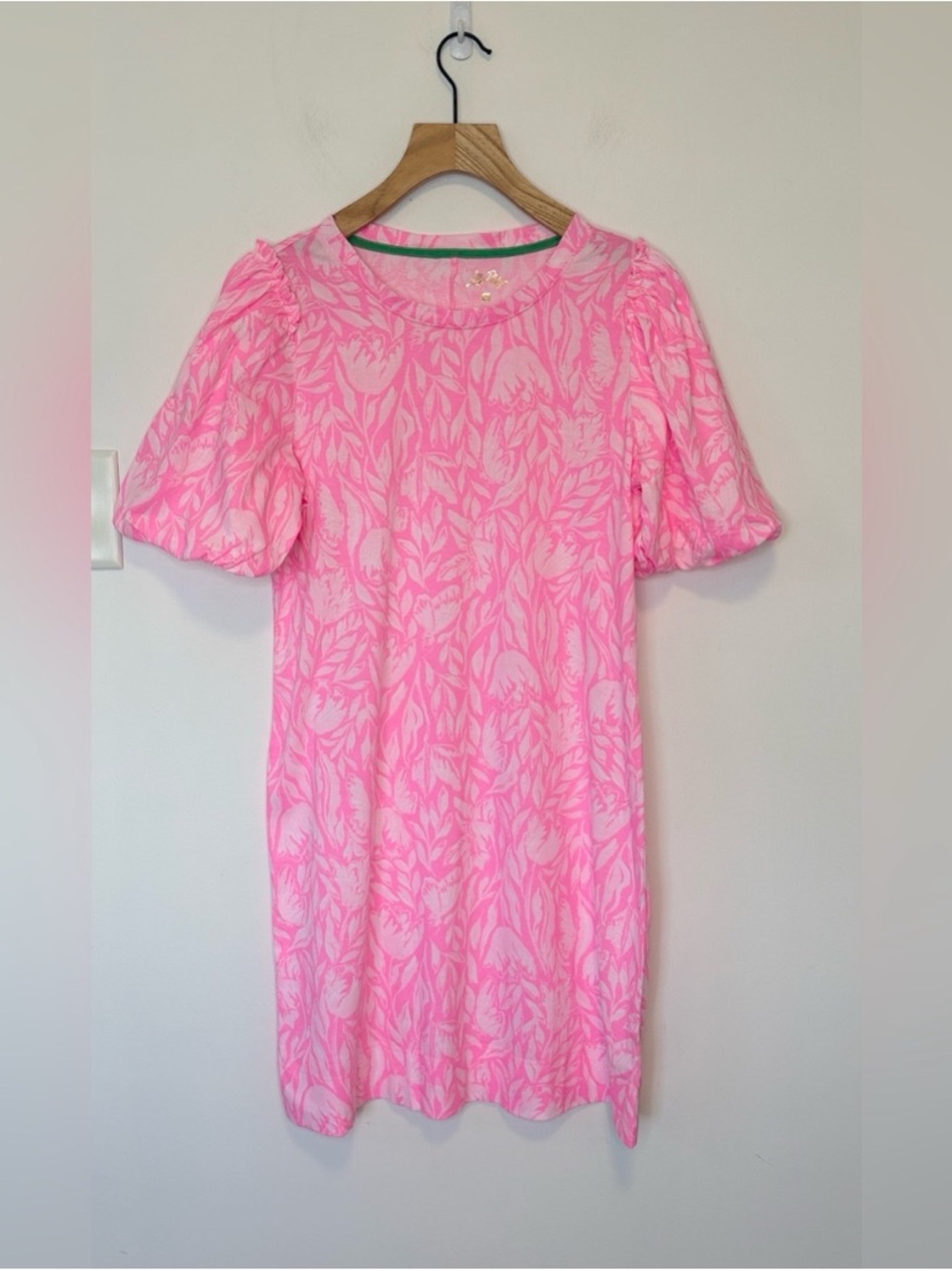 🛍️Lily Pulitzer MERCER DRESS, ROUSSEAU PINK TULIP TO TANGO Medium - Picture 12 of 12
